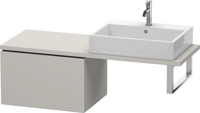 Duravit L-Cube Unterschrank für Konsole Betongrau Matt 620x477x400 mm - LC5823007070A00 LC5823007070A00 von Duravit