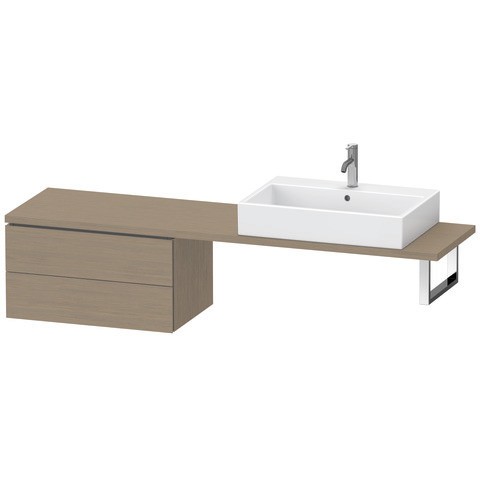 Duravit L-Cube Unterschrank für Konsole Eiche Terra Matt 720x477x400 mm - LC5848035350A00 LC5848035350A00 von Duravit