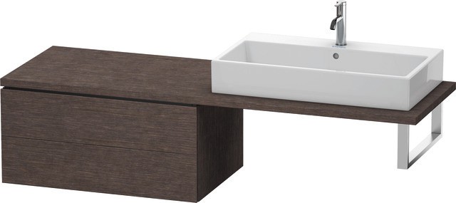 Duravit L-Cube Unterschrank für Konsole Eiche dunkel gebürstet Matt 820x547x400 mm - LC5839072720A00 LC5839072720A00 von Duravit