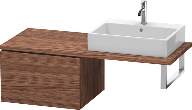 Duravit L-Cube Unterschrank für Konsole Nussbaum dunkel Matt 620x547x400 mm - LC5833021210A00 LC5833021210A00 von Duravit