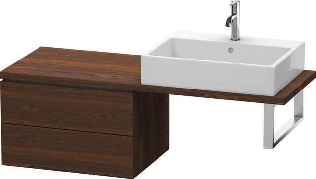 Duravit L-Cube Unterschrank für Konsole Nussbaum gebürstet Matt 620x477x400 mm - LC5828069690A00 LC5828069690A00 von Duravit