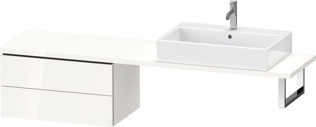 Duravit L-Cube Unterschrank für Konsole Taupe Supermatt 720x477x400 mm - LC5848083830A00 LC5848083830A00 von Duravit