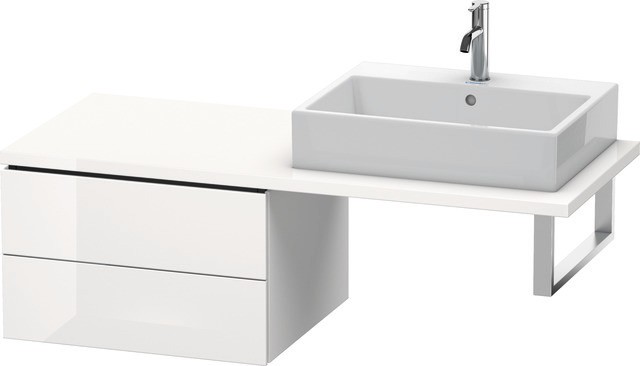 Duravit L-Cube Unterschrank für Konsole Weiß Hochglanz 620x547x400 mm - LC5838085850A00 LC5838085850A00 von Duravit