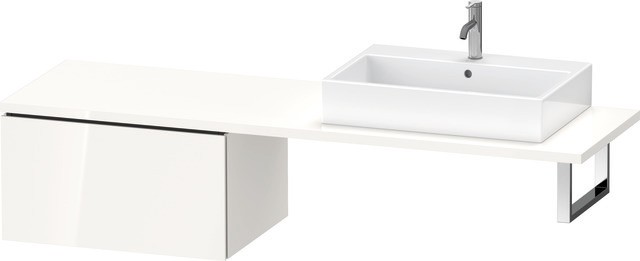 Duravit L-Cube Unterschrank für Konsole Weiß Supermatt 720x547x400 mm - LC5854084840A00 LC5854084840A00 von Duravit