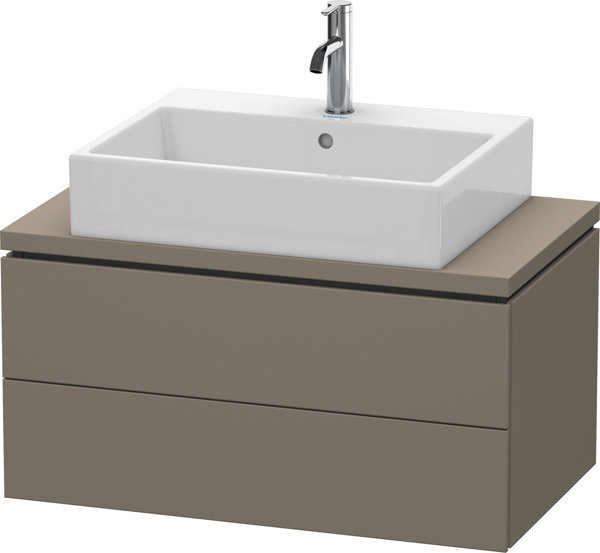 Duravit L-Cube Waschtischunterbau für Konsole, Breite 820mm, Tiefe 477mm, 2 Schubkästen, LC580709090 Duravit L-Cube Waschtischunterbau für Konsole, Breite 820mm, Tiefe 477mm, 2 Schubkästen, LC580709090 von Duravit