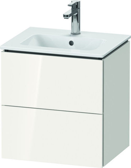 Duravit L-Cube Waschtischunterbau wandhängend Compact, 2 Schubkästen, Breite: 520mm, für Me by Starck 233653, LC621805353 Duravit L-Cube Waschtischunterbau wandhängend Compact, 2 Schubkästen, Breite: 520mm, für Me by Starck 233653, LC621805353 von Duravit