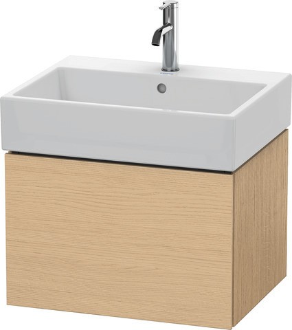 Duravit L-Cube Waschtischunterbau wandhängend Natur Eiche Matt 584x459x394 mm - LC6175030300E00 LC6175030300E00 von Duravit