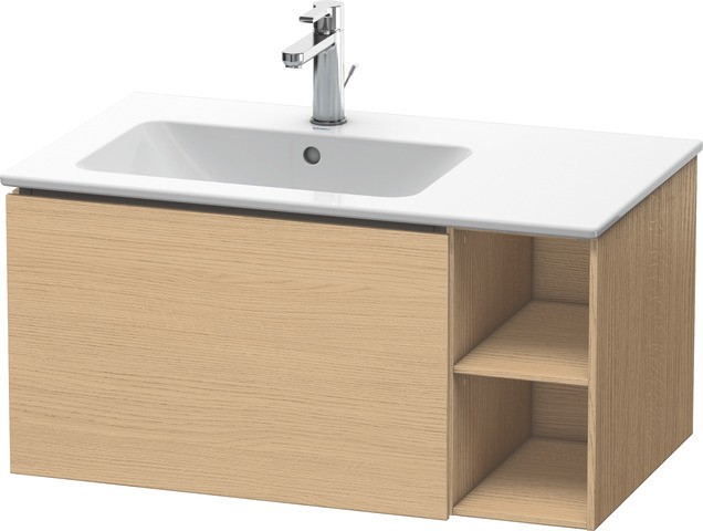 Duravit L-Cube Waschtischunterbau wandhängend Natur Eiche Matt 820x481x400 mm - LC6191030300E00 LC6191030300E00 von Duravit