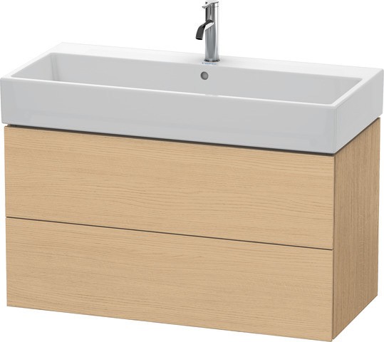 Duravit L-Cube Waschtischunterbau wandhängend Natur Eiche Matt 984x459x544 mm - LC6278030300A00 LC6278030300A00 von Duravit