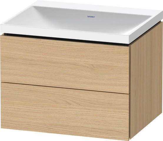 Duravit L-Cube c-shaped Set wandhängend Natur Eiche Matt 600x480x480 mm - LC6950N30300000 LC6950N30300000 von Duravit