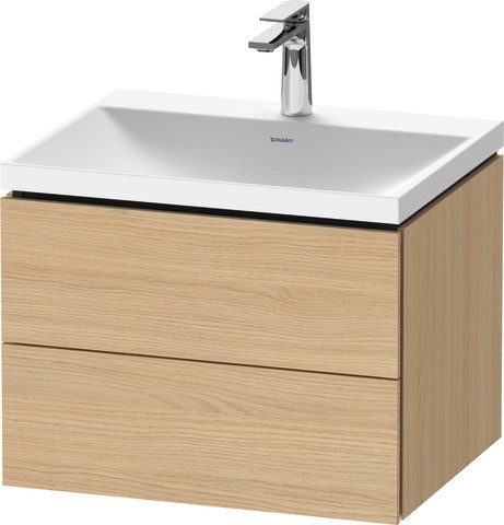 Duravit L-Cube c-shaped Set wandhängend Natur Eiche Matt 600x480x480 mm - LC6950O30300000 LC6950O30300000 von Duravit