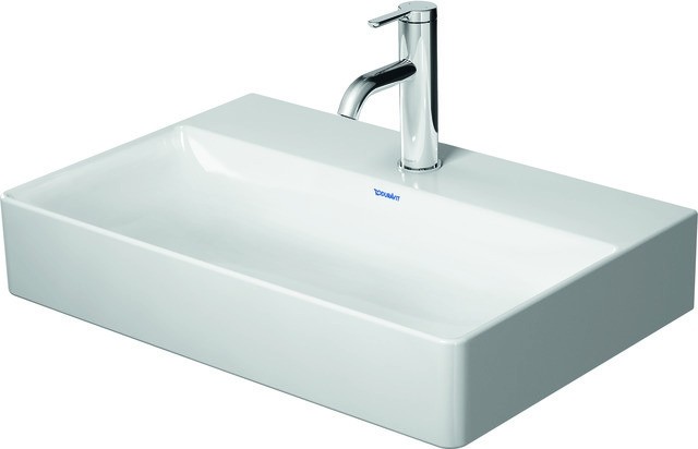 Duravit DuraSquare Waschtisch Weiß Hochglanz 600 mm - 2356600079 2356600079 von Duravit