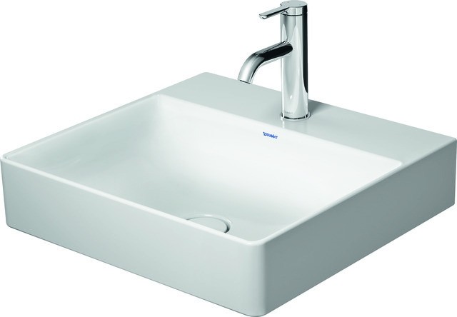 Duravit DuraSquare Waschtisch Weiß Hochglanz 500 mm - 2353500070 2353500070 von Duravit