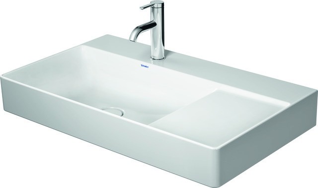 Duravit DuraSquare Waschtisch Weiß Hochglanz 800 mm - 2348800041 2348800041 von Duravit