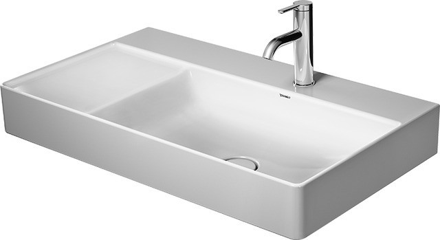 Duravit DuraSquare Waschtisch Weiß Hochglanz 800 mm - 2349800079 2349800079 von Duravit