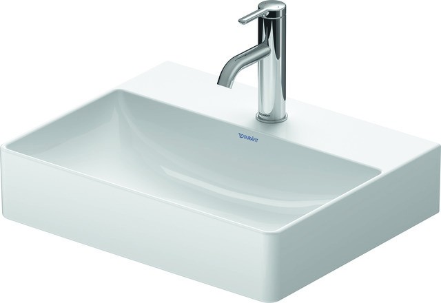 Duravit DuraSquare Waschtisch Weiß Hochglanz 500 mm - 23565000711 23565000711 von Duravit