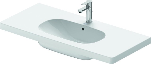 Duravit D-Code Waschtisch Weiß Hochglanz 1050 mm - 03421000002 03421000002 von Duravit