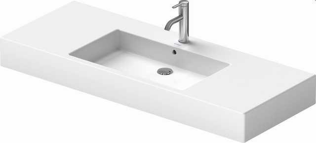 Duravit Vero Waschtisch Weiß Hochglanz 1250 mm - 0329120000 0329120000 von Duravit