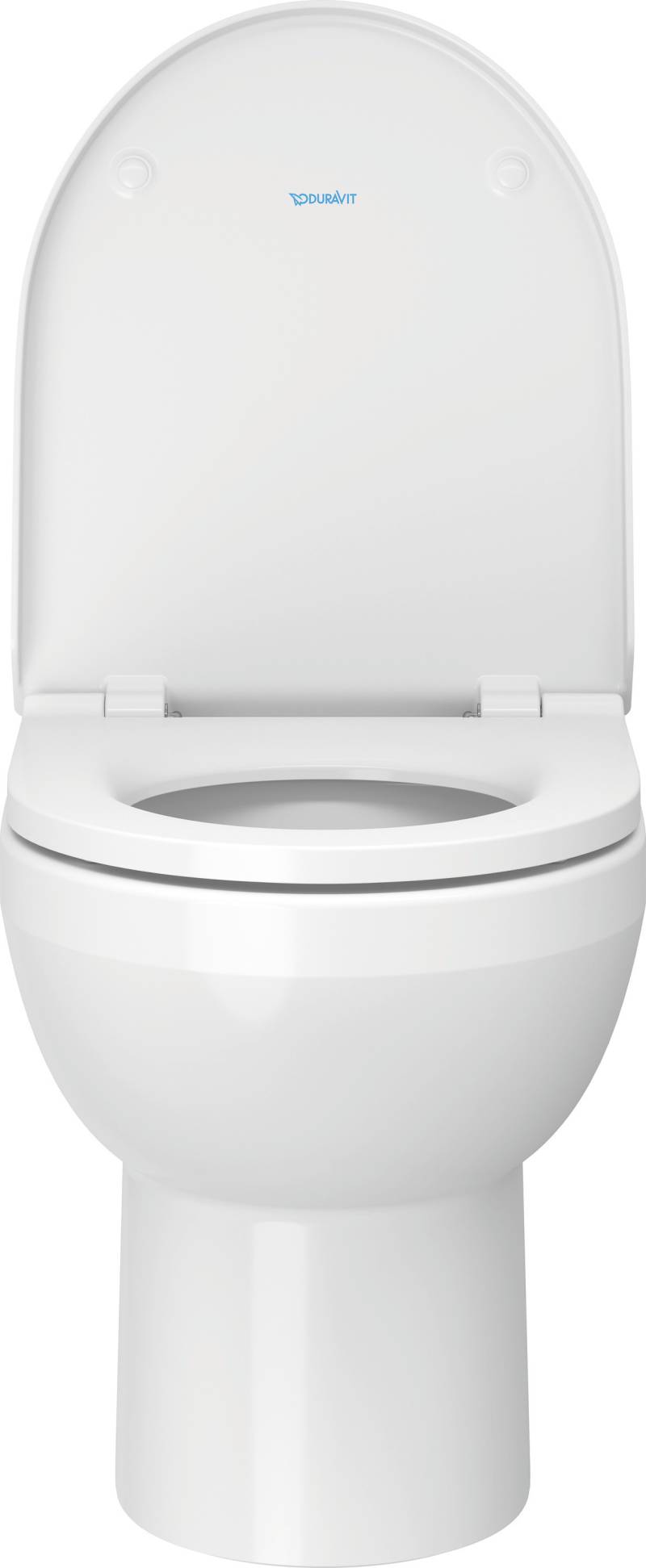Duravit No.1 Stand-WC Set, inklusive WC-Sitz, 370x480mm, weiß hochglanz, 41840900A1 von Duravit