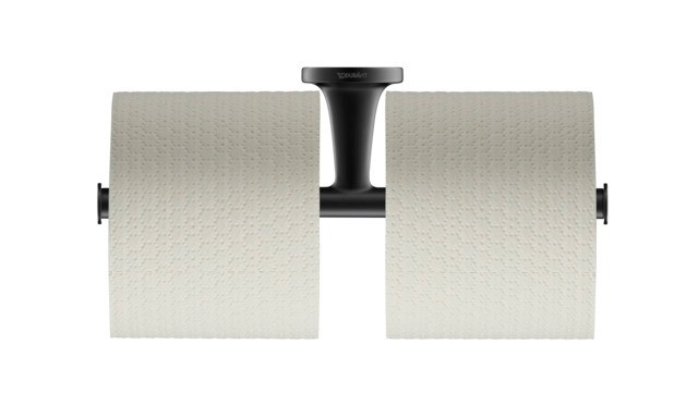 Duravit Starck T Papierrollenhalter Schwarz Matt 255x76x50 mm - 0099384600 0099384600 von Duravit