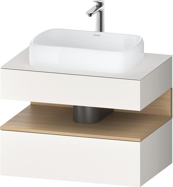 Duravit Qatego Konsolenwaschtischunterbau, 1 Auszug, 1 Schubkasten, Ausschnitt mittig, 800x550x600mm, Nische Eiche Natur, QA4730030840010 Duravit Qatego Konsolenwaschtischunterbau, 1 Auszug, 1 Schubkasten, Ausschnitt mittig, 800x550x600mm, Nische Eiche Natur, QA4730030840010 von Duravit