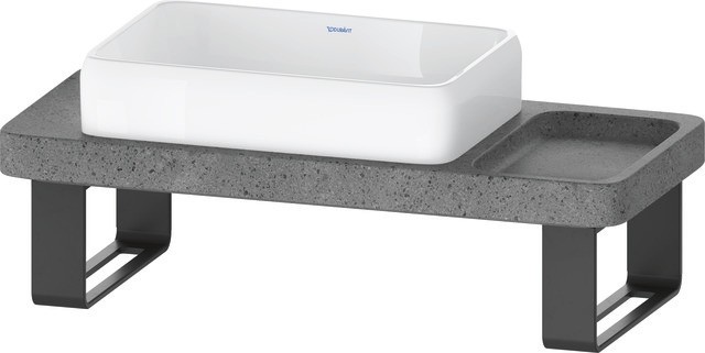 Duravit Qatego Waschtisch mit Konsole und Konsolenträger 1000x450x900 mm - D4800600 D4800600 von Duravit