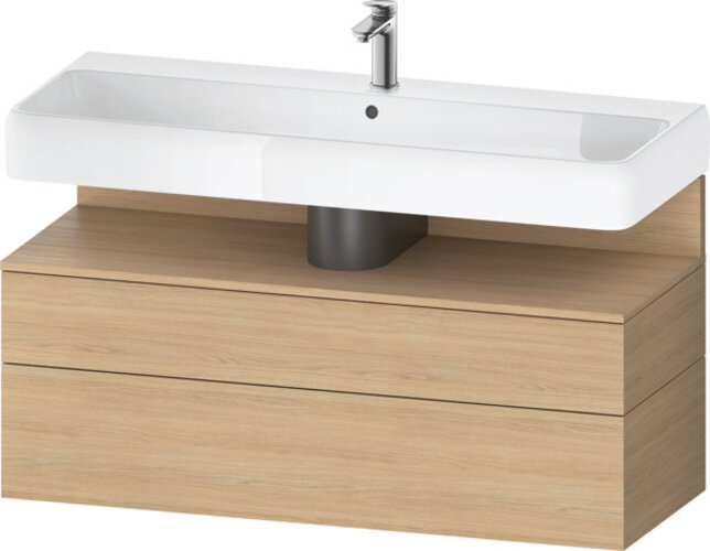 Duravit Qatego Waschtischunterbau, 1 Auszug und 1 Schublade, 1190x470x590mm, Nische Eiche Natur, QA4396030300000 Duravit Qatego Waschtischunterbau, 1 Auszug und 1 Schublade, 1190x470x590mm, Nische Eiche Natur, QA4396030300000 von Duravit