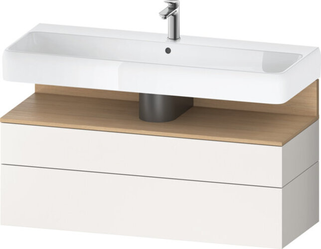Duravit Qatego Waschtischunterbau, 1 Auszug und 1 Schublade, 1190x470x590mm, Nische Eiche Natur, QA4396030840000 Duravit Qatego Waschtischunterbau, 1 Auszug und 1 Schublade, 1190x470x590mm, Nische Eiche Natur, QA4396030840000 von Duravit