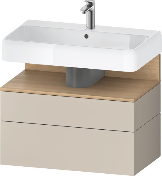 Duravit Qatego Waschtischunterbau, 1 Auszug und 1 Schublade, 790x470x590mm, Nische Eiche Natur, QA4394030830010 Duravit Qatego Waschtischunterbau, 1 Auszug und 1 Schublade, 790x470x590mm, Nische Eiche Natur, QA4394030830010 von Duravit
