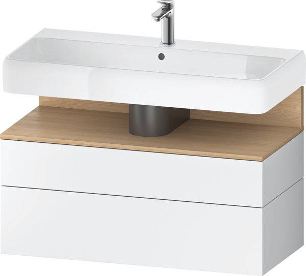 Duravit Qatego Waschtischunterbau, 1 Auszug und 1 Schublade, 990x470x590mm, Nische Eiche Natur, QA4395030180010 Duravit Qatego Waschtischunterbau, 1 Auszug und 1 Schublade, 990x470x590mm, Nische Eiche Natur, QA4395030180010 von Duravit