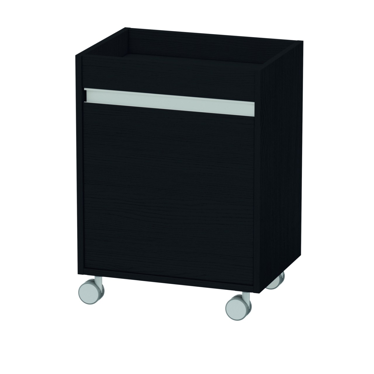 Duravit Ketho Rollcontainer Eiche Schwarz 500x360x670 mm - KT2530L1616 KT2530L1616 von Duravit