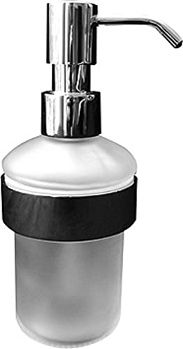 Duravit Seifenspender D-Code, Flüssigseifen-Spender, Pumpseifenspender nachfüllbar, Wandmontage, Fassungsvermögen 390 ml, Chrom von Duravit