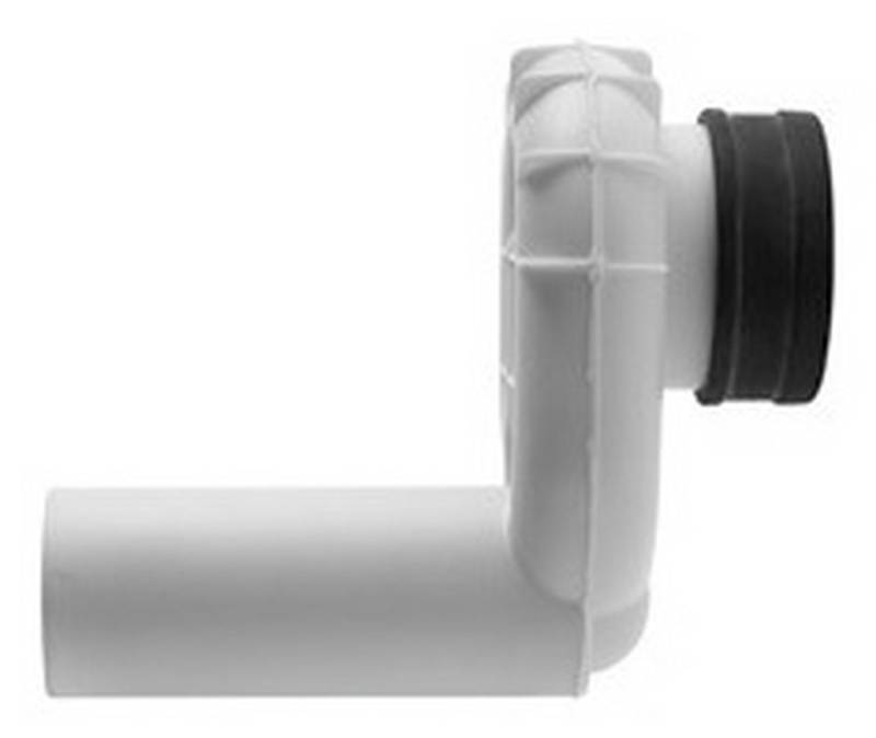 Duravit Siphon Universal, Absaugesiphon Abgang waagerecht 1-4 l ø 50 mm von Duravit