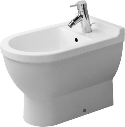 Duravit Starck 3 Stand Bidet Weiß Hochglanz 560 mm - 22301000001 22301000001 von Duravit