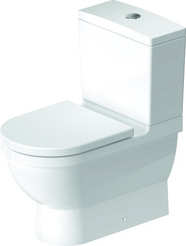 Duravit Starck 3 Stand WC für Kombination Weiß Hochglanz 660 mm - 01280900001 01280900001 von Duravit