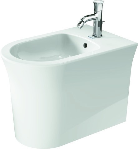 Duravit White Tulip Stand Bidet Weiß Hochglanz 580 mm - 2293100000 2293100000 von Duravit