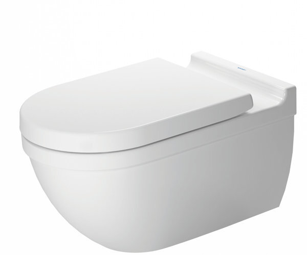 Duravit Starck 3 Wand-WC, Tiefspüler, für SensoWash WC Sitz, 22260900001 von Duravit