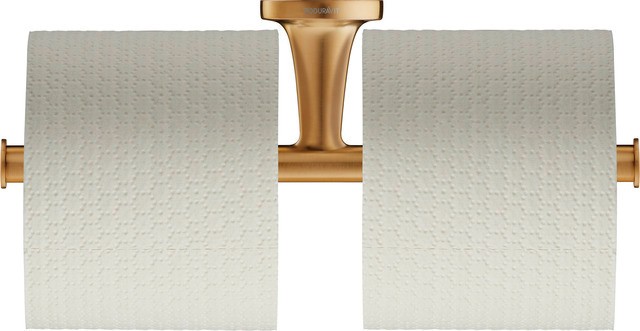 Duravit Starck T Papierrollenhalter Bronze Gebürstet 255x255x50 mm - 0099380400 0099380400 von Duravit