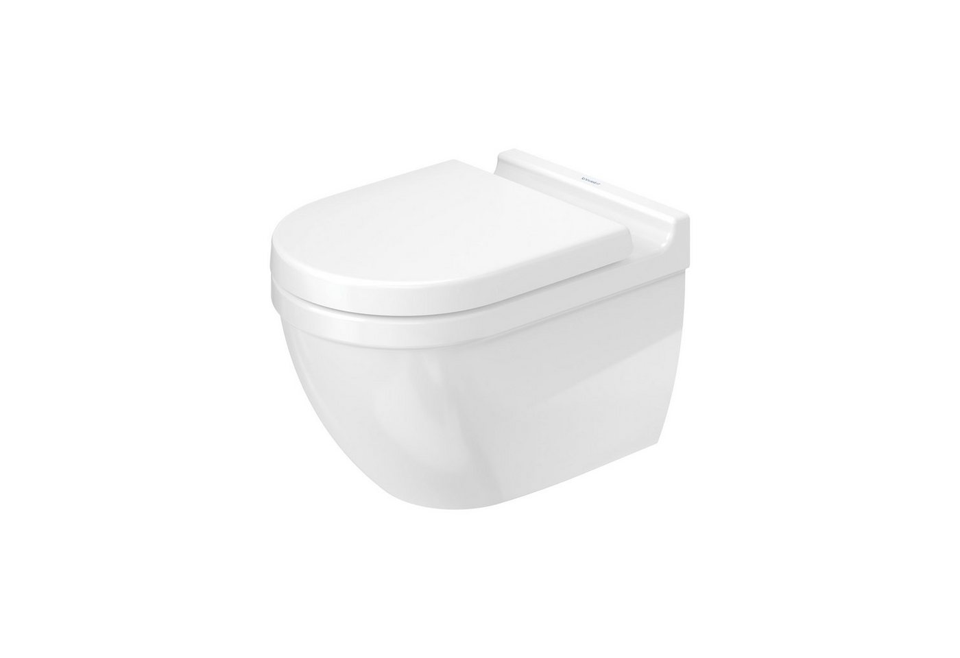 Duravit Tiefspül-WC Starck 3 WC Set Durafix WC-Sitz Toilettensitz Wand-WC Absenkautomatik von Duravit