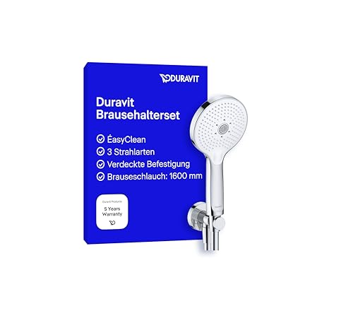 Duravit UV0762001005 Universal Brausehalterset, Chrom von Duravit