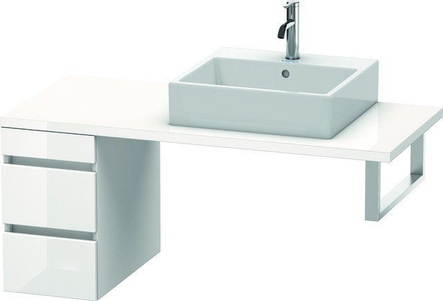 Duravit DuraStyle Unterschrank für Konsole Nussbaum dunkel & Weiß Matt 300x548x512 mm - DS533502118 DS533502118 von Duravit