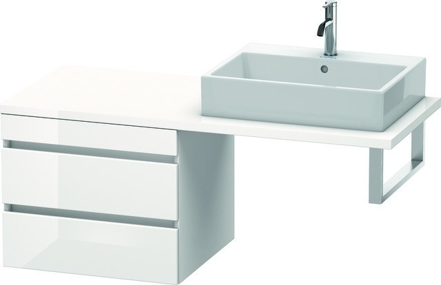 Duravit DuraStyle Unterschrank für Konsole Nussbaum dunkel & Weiß Matt 600x548x512 mm - DS533802118 DS533802118 von Duravit