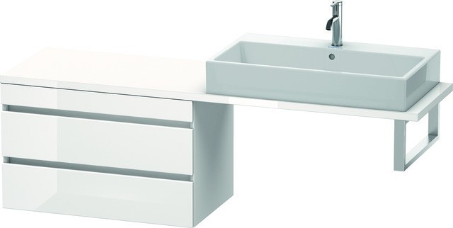 Duravit DuraStyle Unterschrank für Konsole Betongrau & Weiß Matt 800x478x512 mm - DS532900718 DS532900718 von Duravit