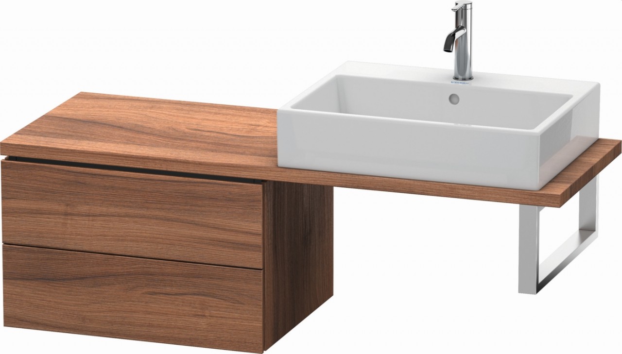 Duravit L-Cube Unterschrank für Konsole Nussbaum Matt 620x477x400 mm - LC582807979 LC582807979 von Duravit