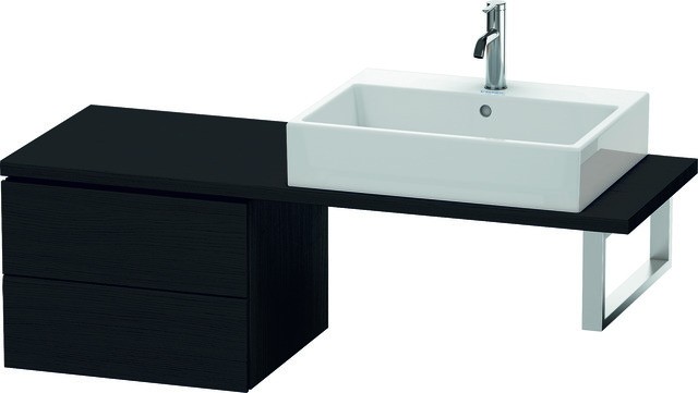 Duravit L-Cube Unterschrank für Konsole Eiche Schwarz Matt 520x477x400 mm - LC582701616 LC582701616 von Duravit