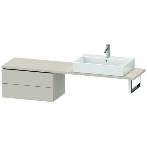 Duravit L-Cube Unterschrank für Konsole Taupe Matt 720x477x400 mm - LC584809191 LC584809191 von Duravit