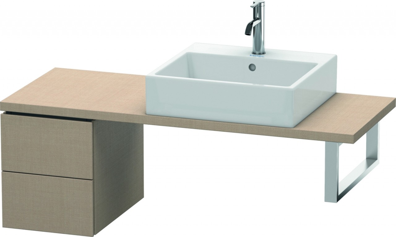 Duravit L-Cube Unterschrank für Konsole Leinen Matt 320x477x400 mm - LC582507575 LC582507575 von Duravit