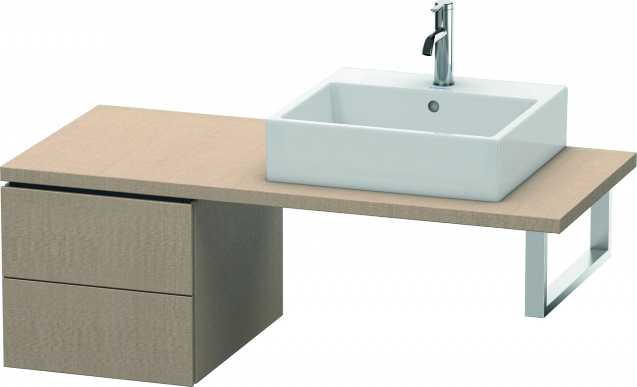 Duravit L-Cube Unterschrank für Konsole Leinen Matt 420x547x400 mm - LC583607575 LC583607575 von Duravit