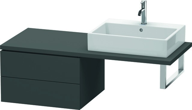 Duravit L-Cube Unterschrank für Konsole Graphit Matt 620x547x400 mm - LC583804949 LC583804949 von Duravit