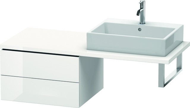 Duravit L-Cube Unterschrank für Konsole Weiß Hochglanz 620x547x400 mm - LC583808585 LC583808585 von Duravit